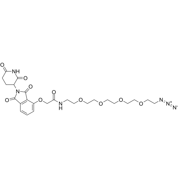Thalidomide-O-amido-PEG4-azide图片