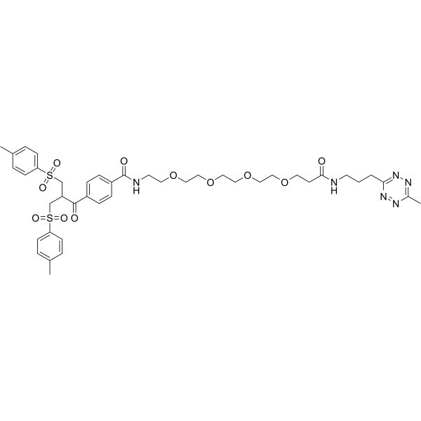 Bis-sulfone-PEG4-Tetrazine图片
