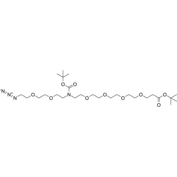 N-(Azido-PEG2)-N-Boc-PEG4-Boc图片
