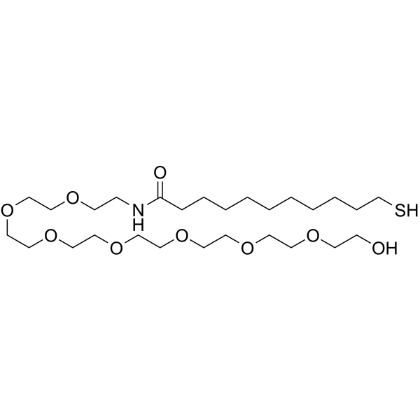 Thiol-C10-amide-PEG8图片