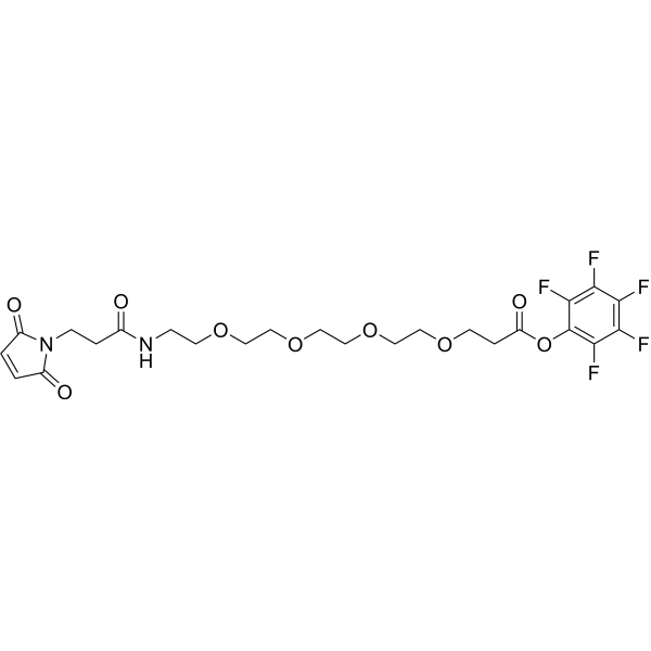 Mal-NH-PEG4-CH2CH2COOPFP ester图片