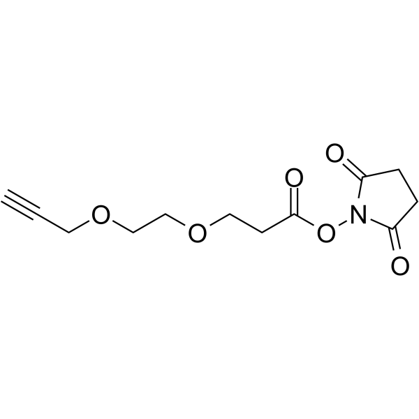 Propargyl-PEG2-NHS ester图片
