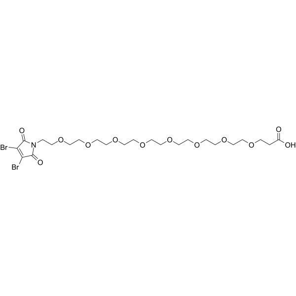 3,4-Dibromo-Mal-PEG8-acid图片