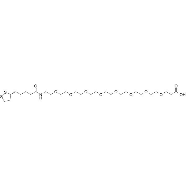 Lipoamido-PEG8-acid图片