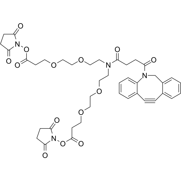 N-DBCO-N-bis(PEG2-C2-NHS ester)图片