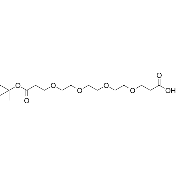 Acid-PEG4-C2-Boc图片