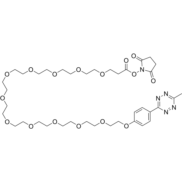 Methyltetrazine-PEG12-NHS ester图片