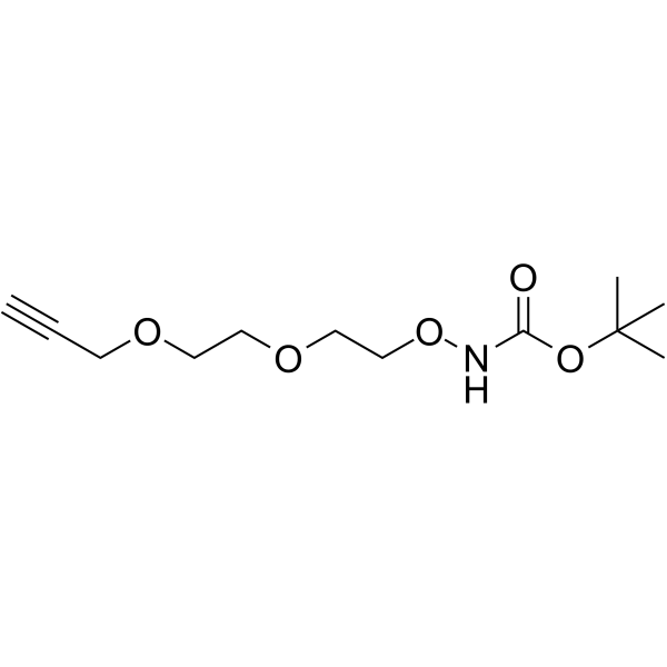 Boc-aminooxy-PEG2-propargyl图片