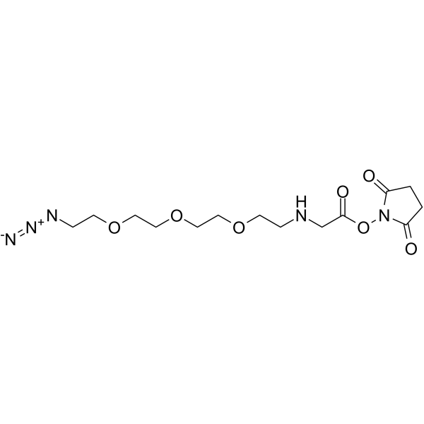 Azido-PEG3-aminoacetic acid-NHS ester图片