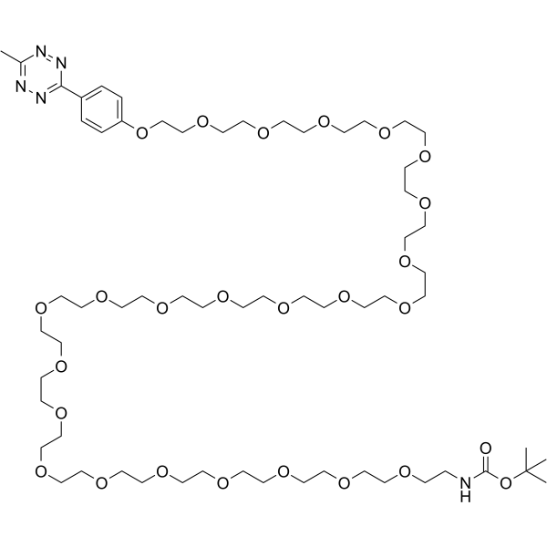 Methyltetrazine-PEG24-NH-Boc图片