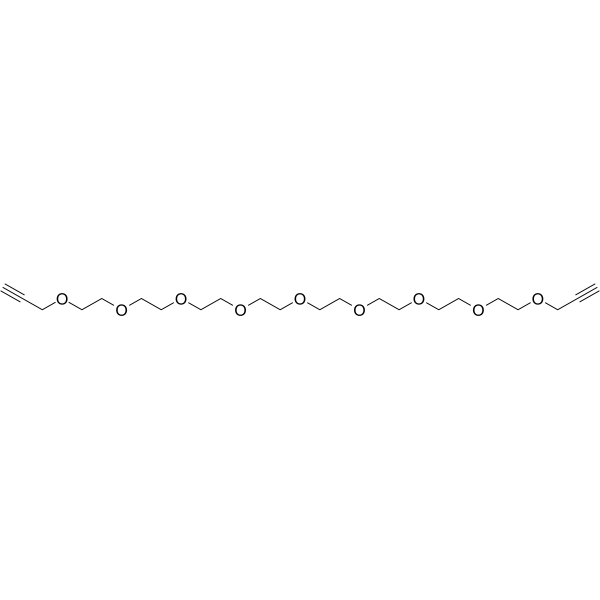 Bis-propargyl-PEG8图片