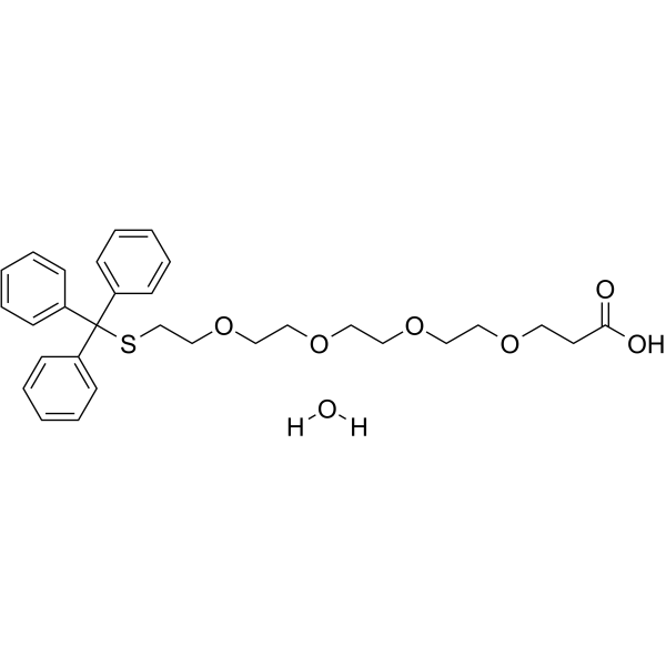 Trt-PEG4-C2-acid hydrate图片