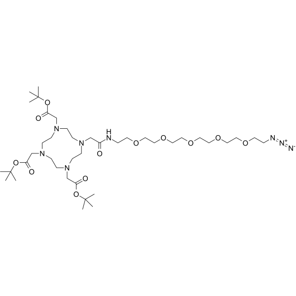 DOTA-(t-butyl)3-PEG5-azide图片
