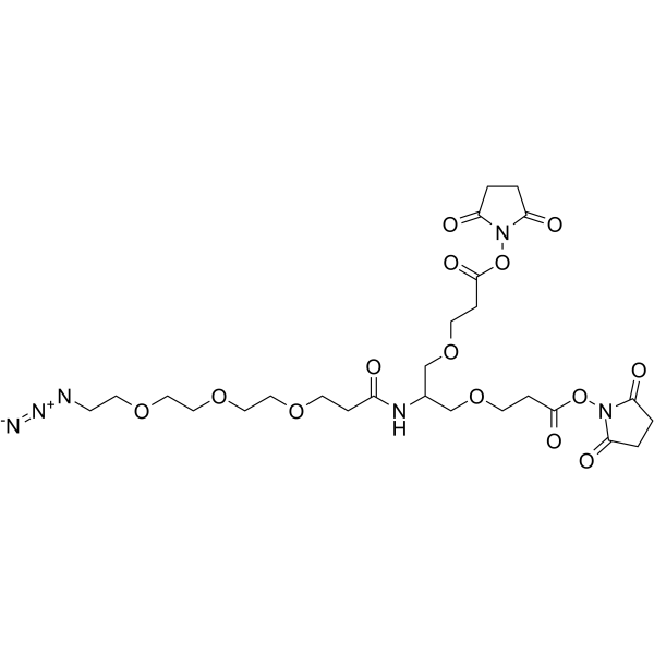 2-(Azido-PEG3-amido)-1,3-bis(NHS ester)ͼƬ