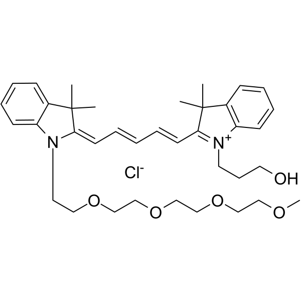 N-(m-PEG4)-N'-hydroxypropyl-Cy5图片