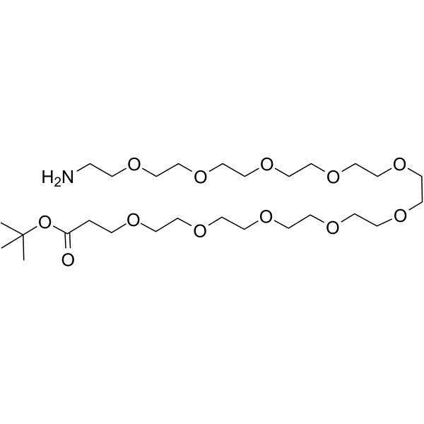 Amino-PEG10-Boc图片