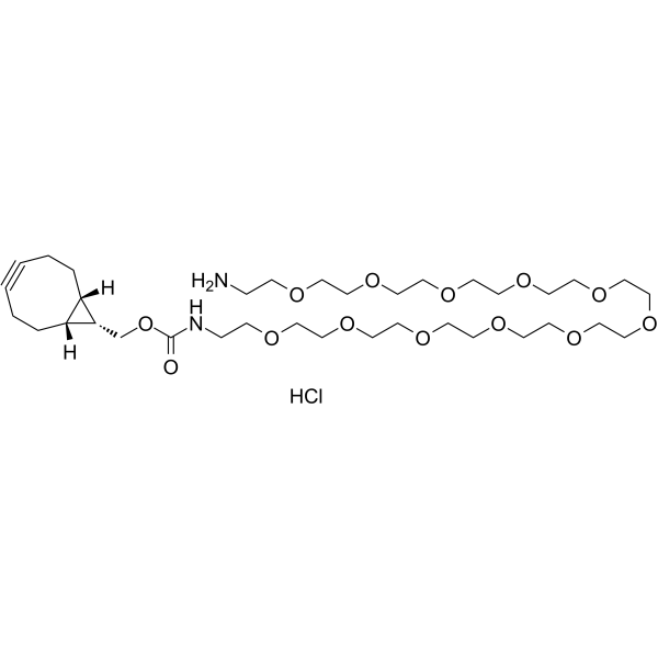 endo-BCN-PEG12-NH2 hydrochloride图片