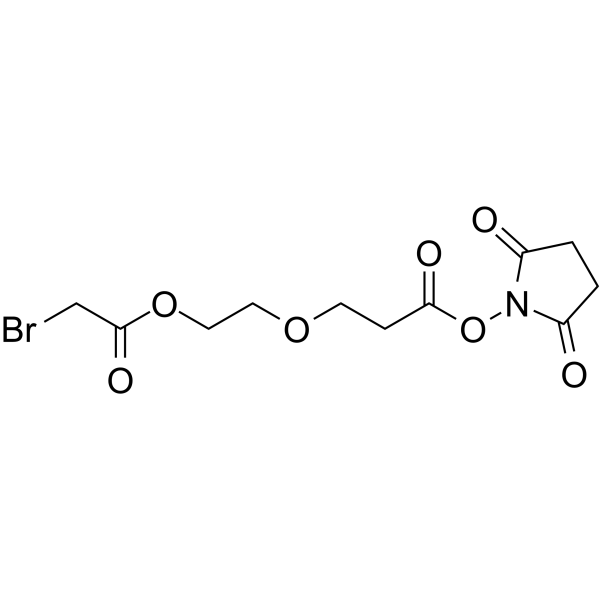Bromoacetic-PEG2-NHS ester图片