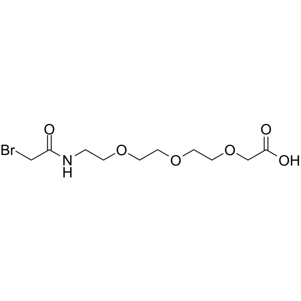 Bromoacetamide-PEG3-C1-acid图片