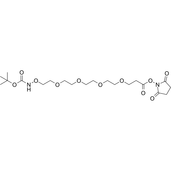 t-Boc-Aminooxy-PEG4-NHS ester图片
