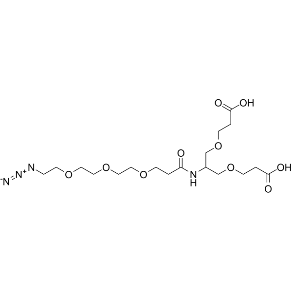 2-(Azido-PEG3-amido)-1,3-bis(carboxylethoxy)propane图片