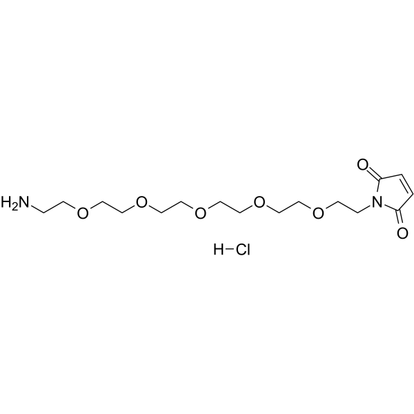 Mal-PEG5-C2-NH2 hydrochloride图片