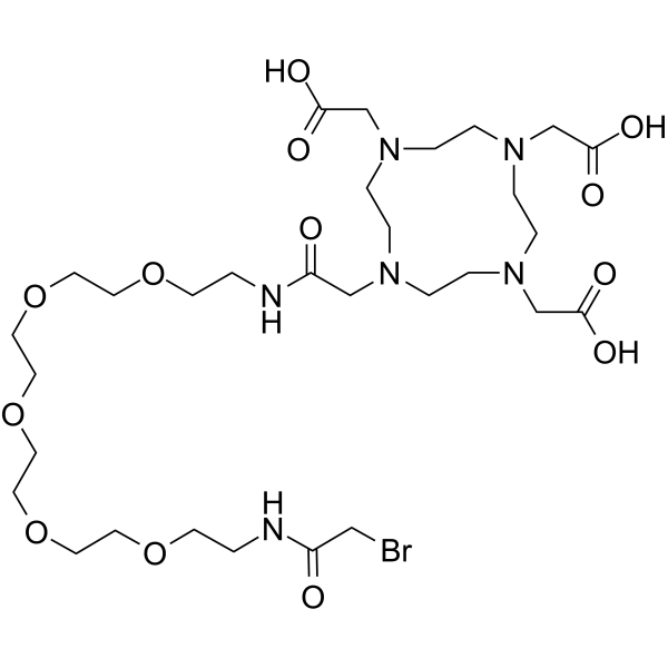 Bromoacetamido-PEG5-DOTA图片