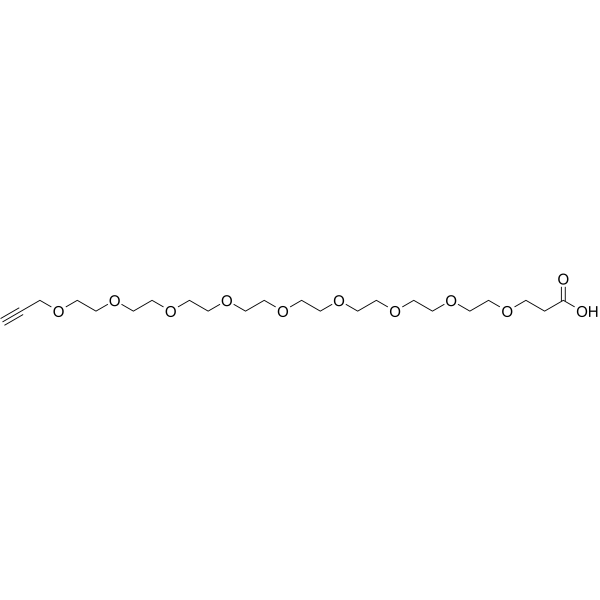 Propargyl-PEG9-acid图片