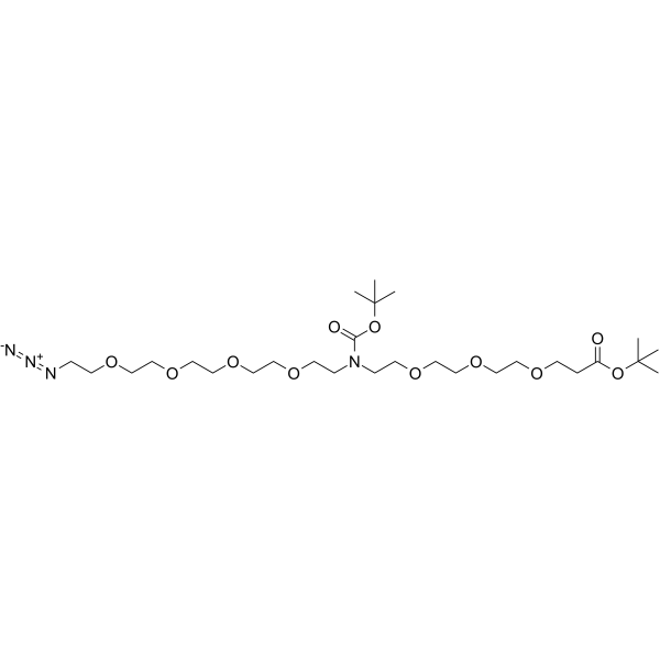 N-Azido-PEG4-N-Boc-N-PEG3-Boc图片