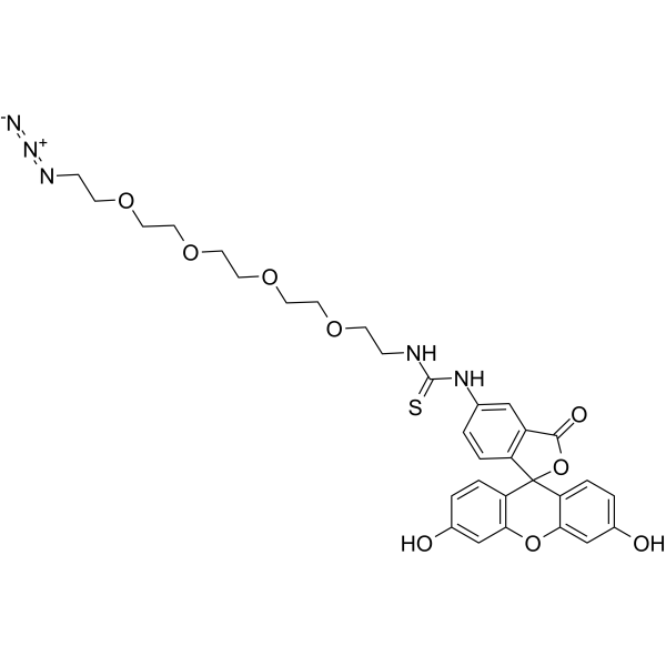 Fluorescein-thiourea-PEG4-azide图片