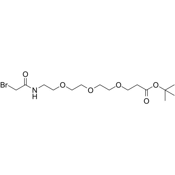 Bromoacetamido-PEG3-C2-Boc图片