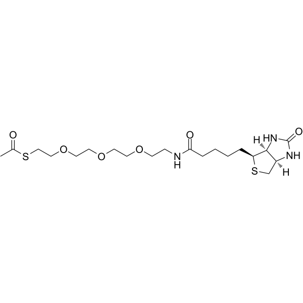 Biotin-PEG3-methyl ethanethioate图片