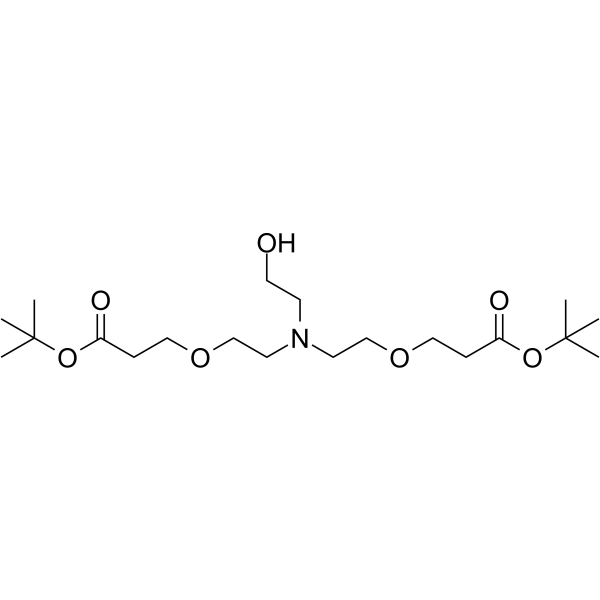 Hydroxy-Amino-bis(PEG1-C2-Boc)图片