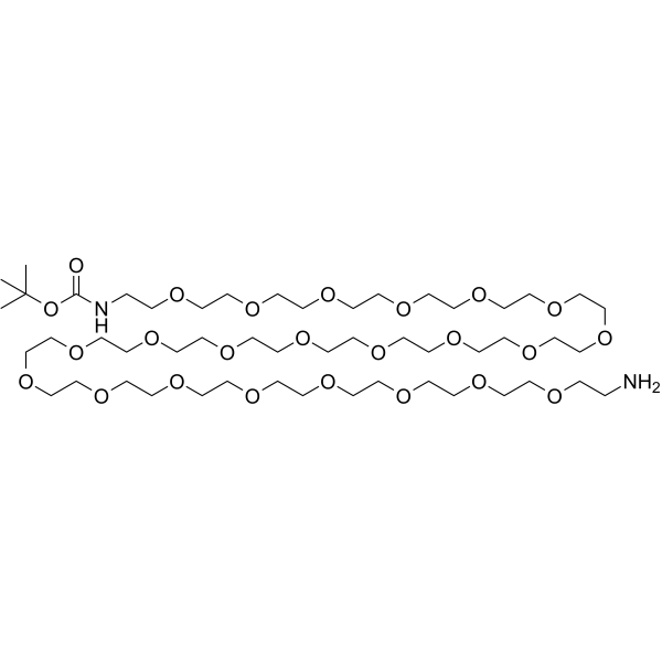 Boc-NH-PEG22-C2-NH2图片