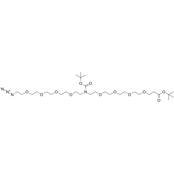 N-(Azido-PEG4)-N-Boc-PEG4-Boc图片