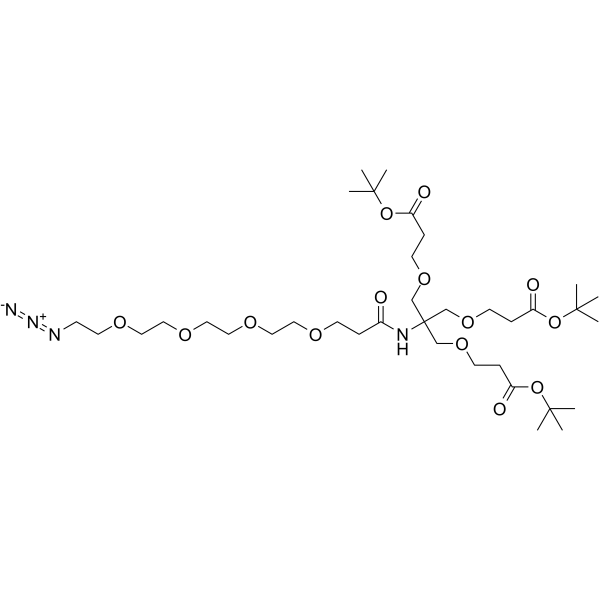 Azido-PEG4-Amido-tri-(t-butoxycarbonylethoxymethyl)-methane图片