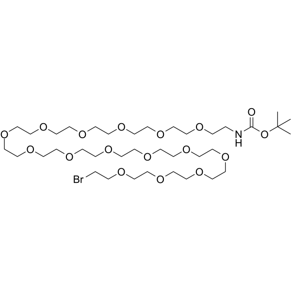 t-Boc-N-amido-PEG15-Br图片