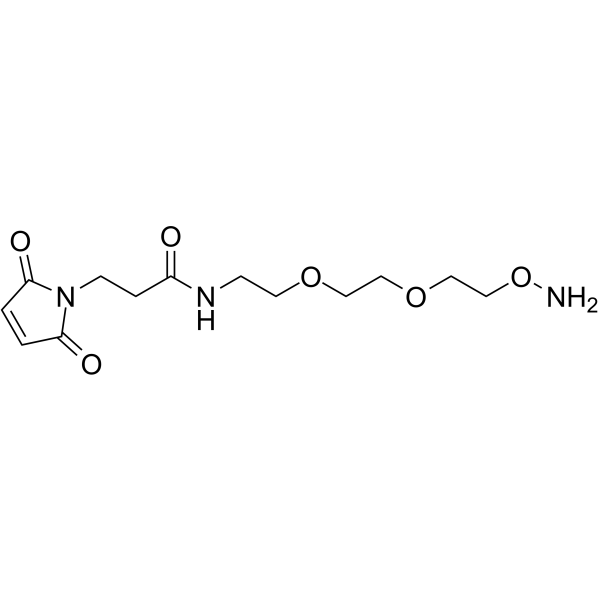Mal-amide-PEG2-oxyamine图片