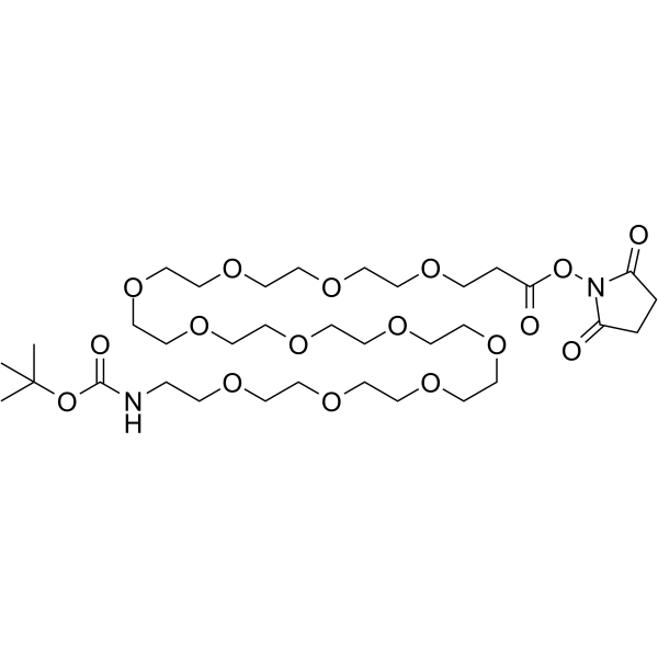 Boc-NH-PEG11-NHS ester图片