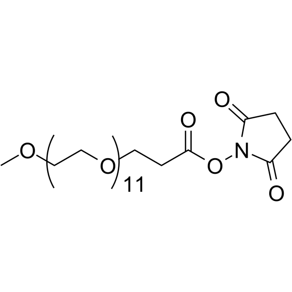 m-PEG11-C2-NHS Ester图片