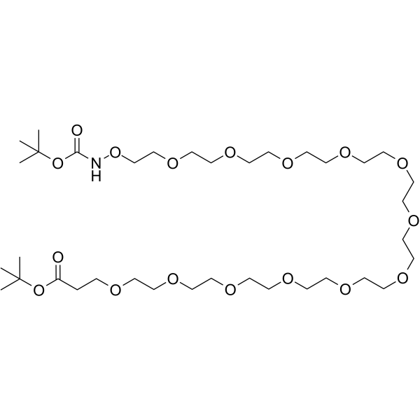 t-Boc-Aminooxy-PEG12-Boc图片