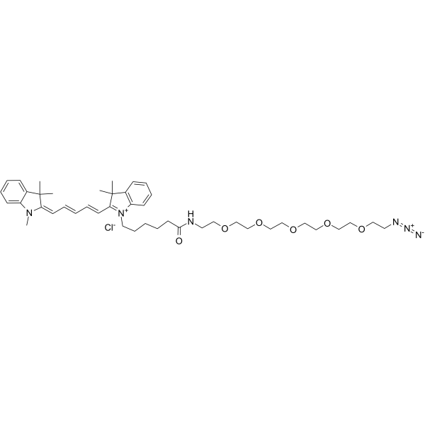 Cy5-PEG5-azide图片