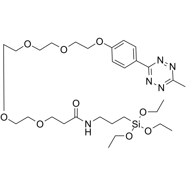 Methyltetrazine-PEG5-triethoxysilane图片