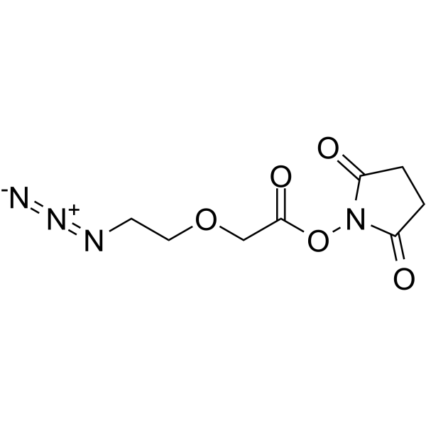 Azido-PEG1-CH2CO2-NHS图片