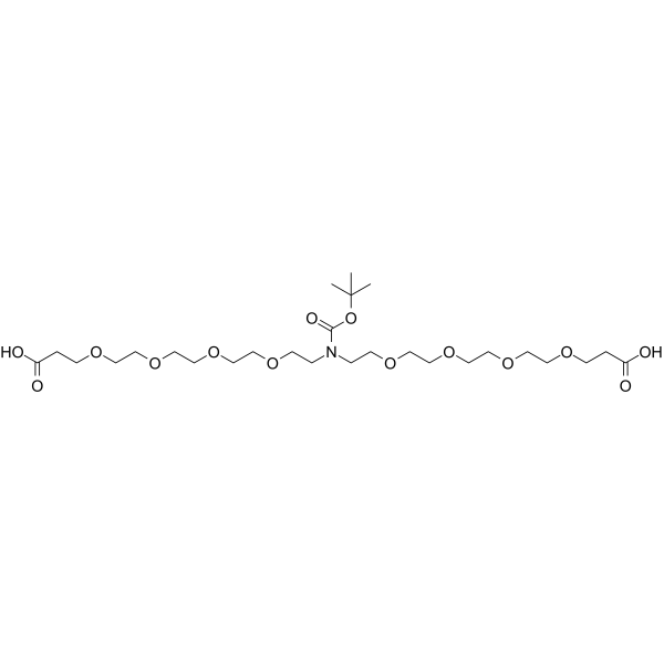N-Boc-N-bis(PEG4-acid)图片