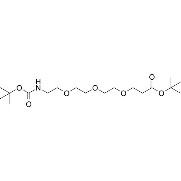 N-Boc-PEG3-t-butyl ester图片