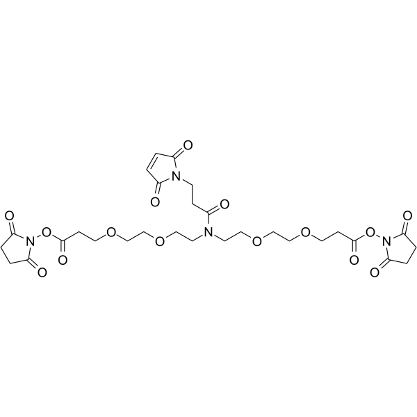 N-Mal-N-bis(PEG2-NHS ester)图片