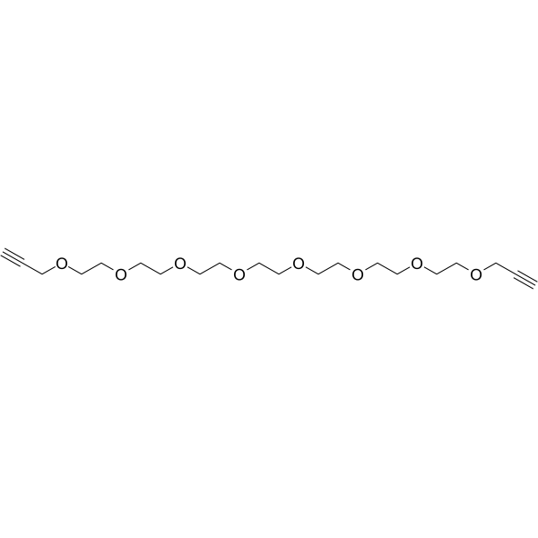 Bis-propargyl-PEG7图片