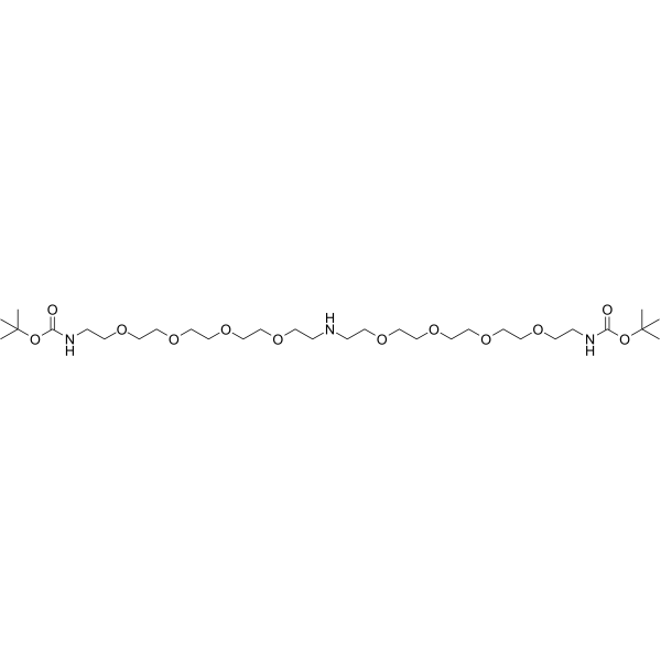 NH-bis(PEG4-C2-NH-Boc)图片