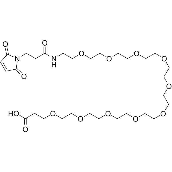 Mal-amido-PEG10-acid图片